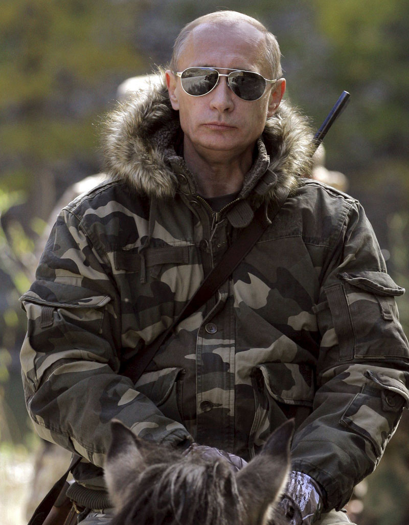 Владимир Владимирович Путин на охоте, скачать фото, президент России