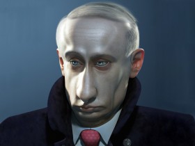 жарш на Путина, рисунок, прикол, скачать фото