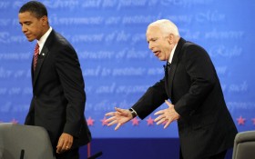 Барак Обама и Джон Маккейн, прикол, фото, скачать